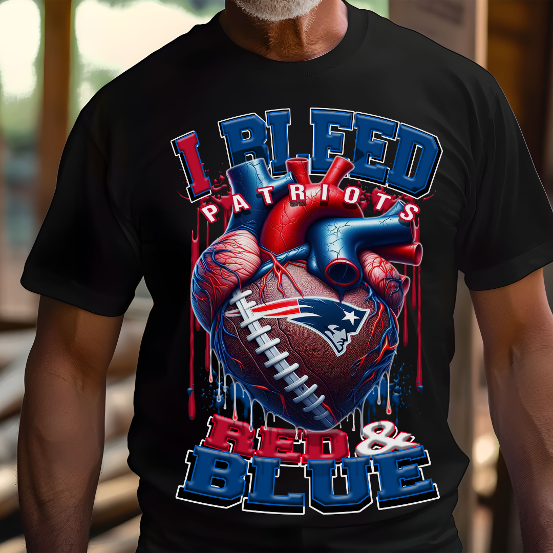 I Bleed Patriots Tee • Unisex T-Shirt T-Shirt