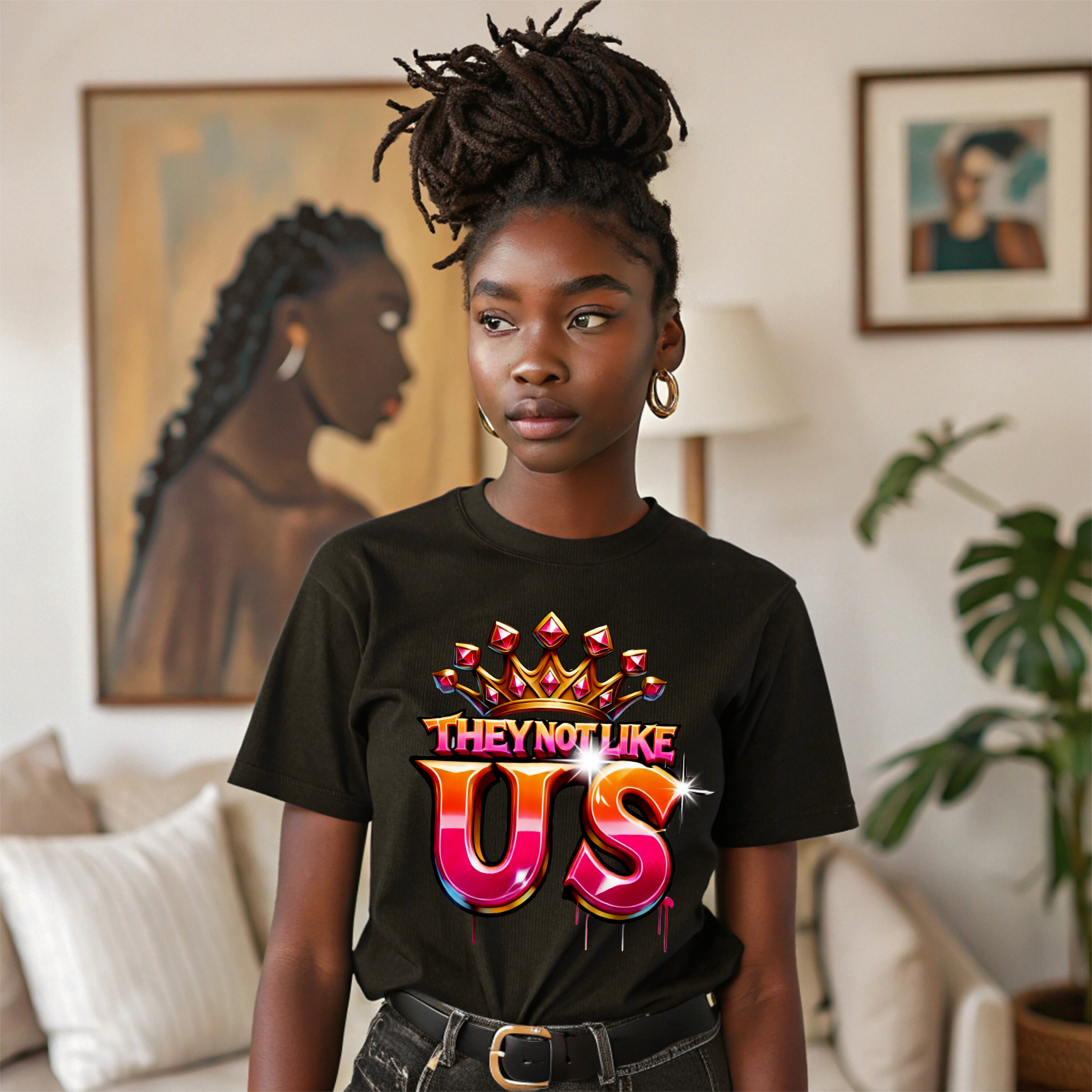 They Not Like Us Tee • Unisex T-Shirt Black T-Shirt