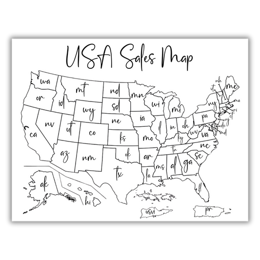 USA Small Business Sales Map