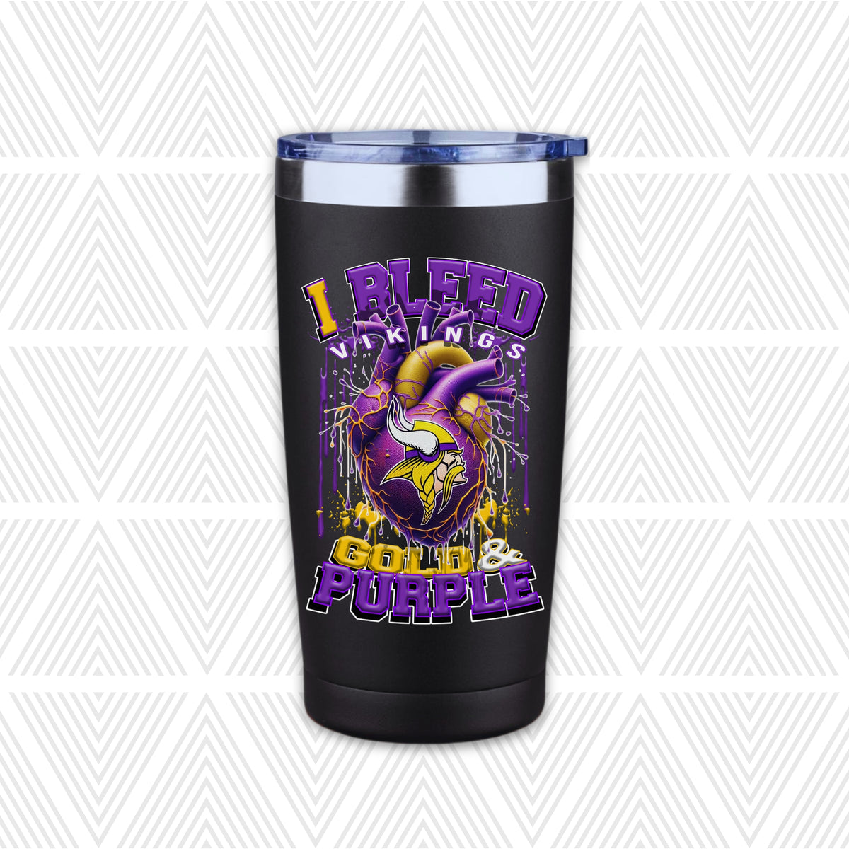 I Bleed Football Team 20oz Tumbler