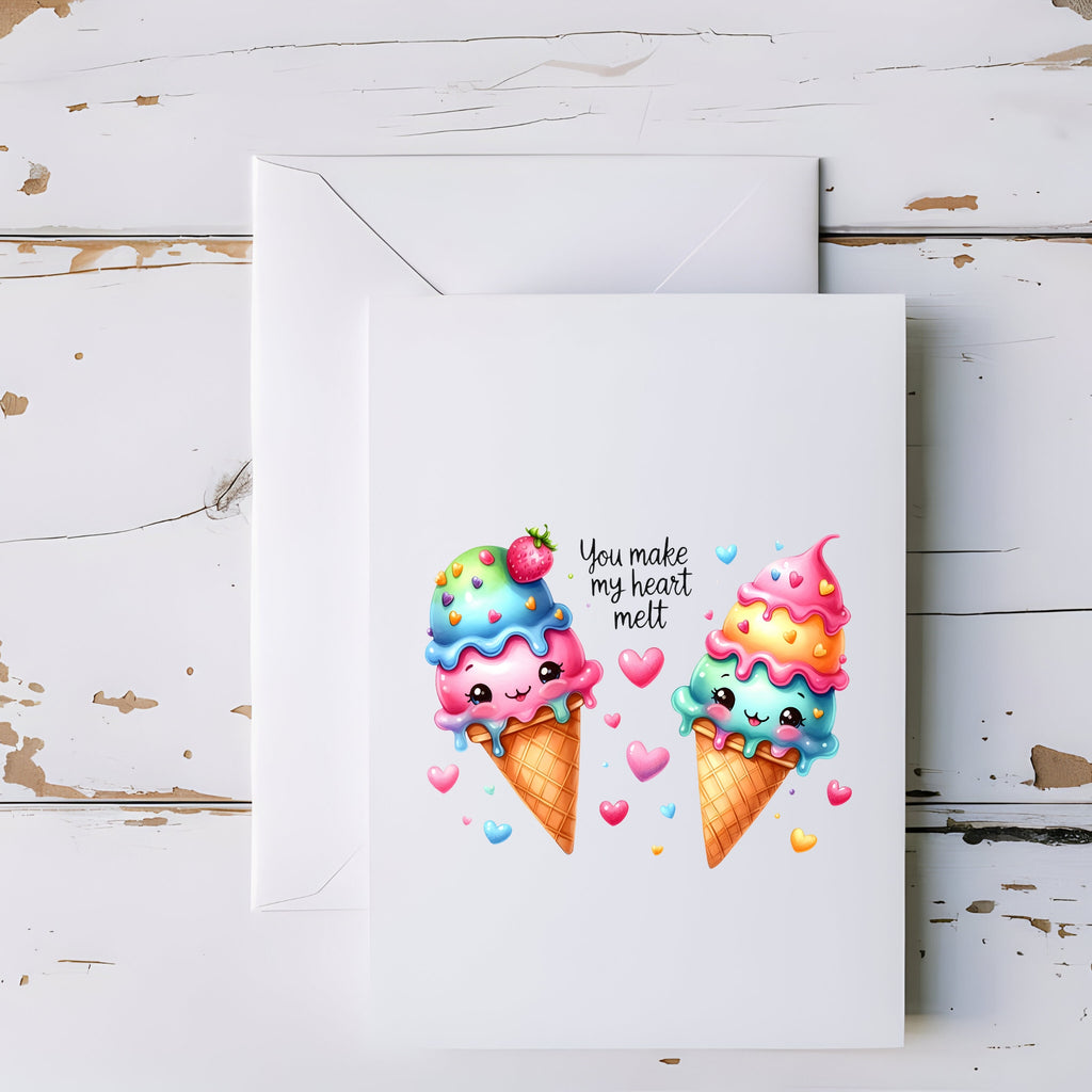 You Make My Heart Melt Greeting Card - 5x7" - CoRo & Company