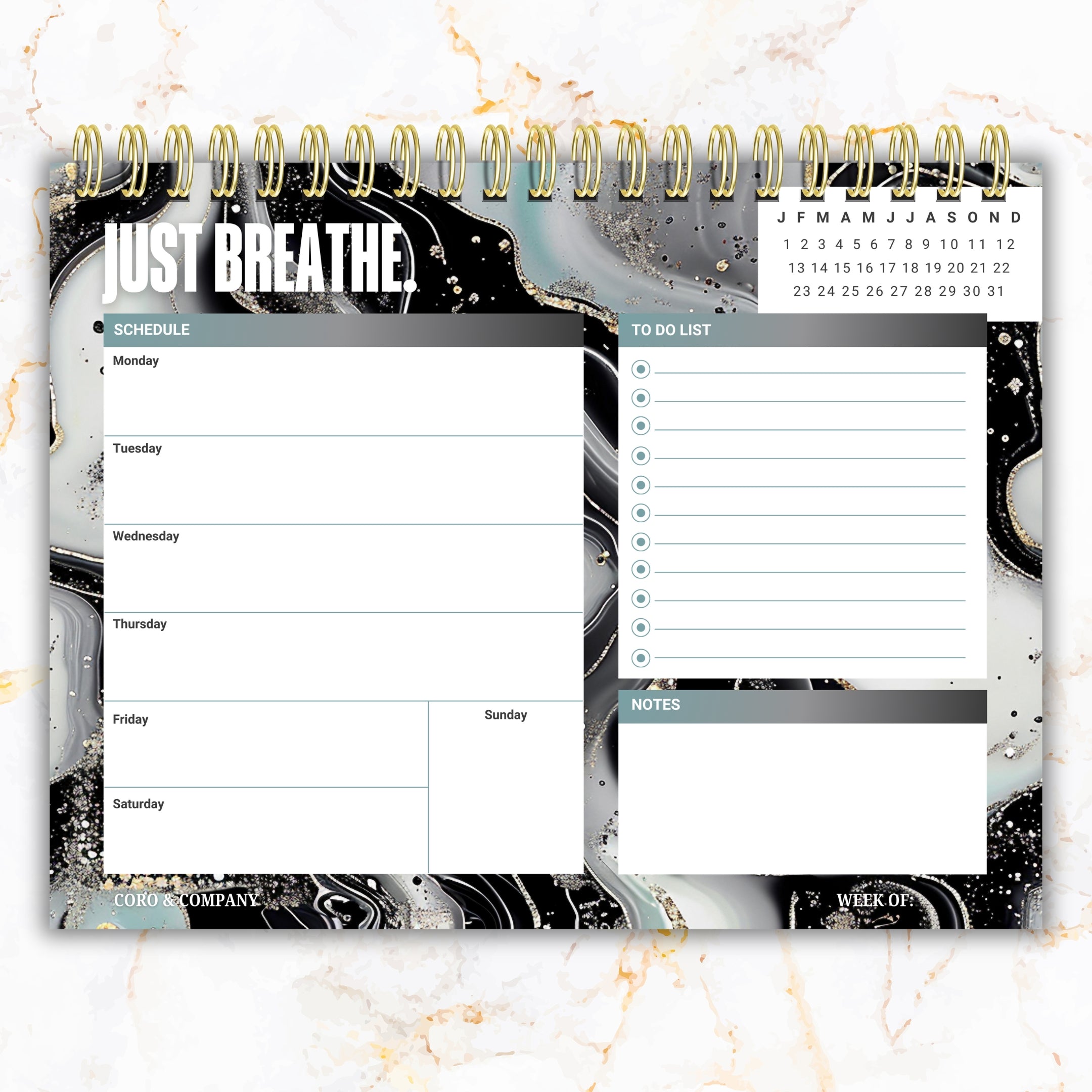 Weekly Desk Planner • 8.5 x 11" Weekly Planner