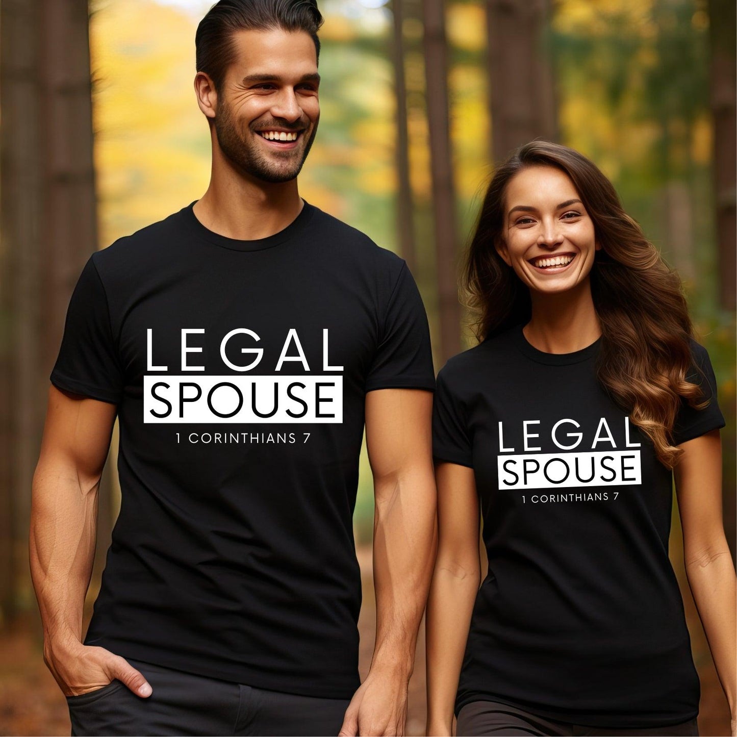 Legal Spouse Tee • Wife + Hubs Shirt  • Unisex T-Shirt