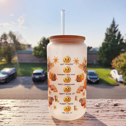 Autumn Beer Glass Can Tumbler • Drinkware