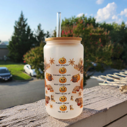 Autumn Beer Glass Can Tumbler • Drinkware