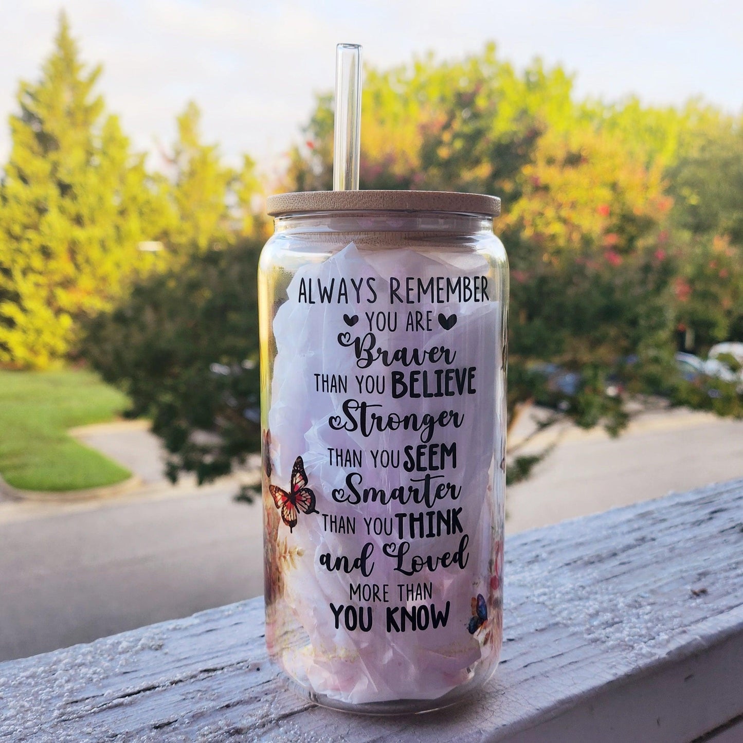 Always Remember Beer Glass Can Tumbler • Drinkware