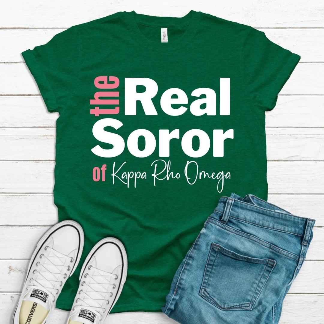 AKA The Real Soror Tee • Crew Neck • Unisex Shirt T-Shirt