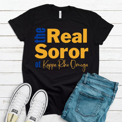 SGRho The Real Soror Tee • Crew Neck • Unisex Shirt