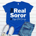 Zetas The Real Soror Tee • Crew Neck • Unisex Shirt Blue T-Shirt