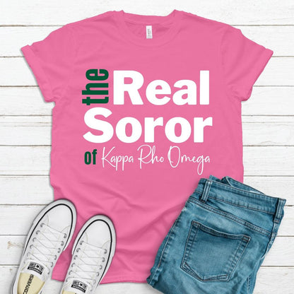 AKA The Real Soror Tee • Crew Neck • Unisex Shirt