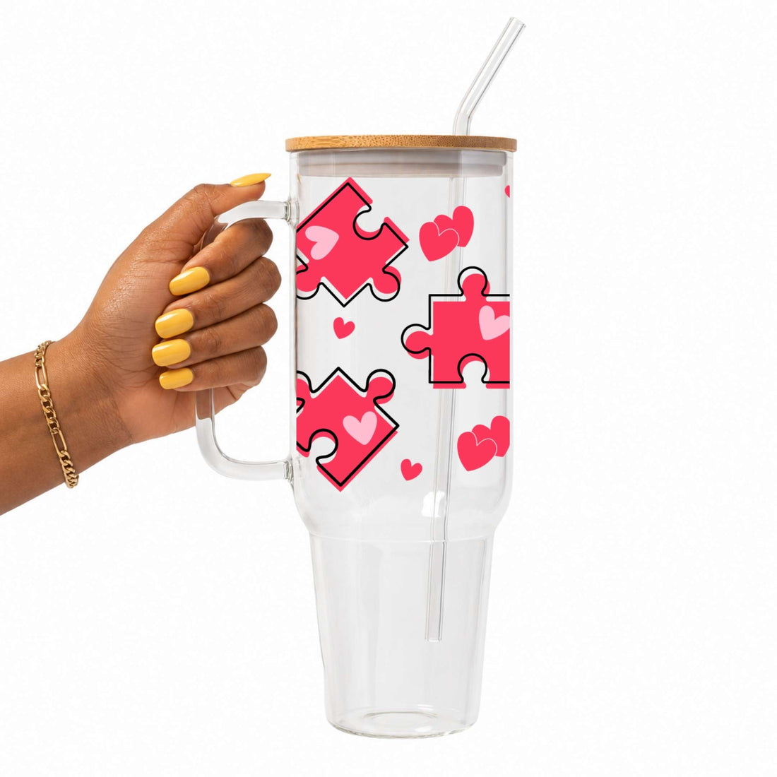 Piece By Piece Glass Cup