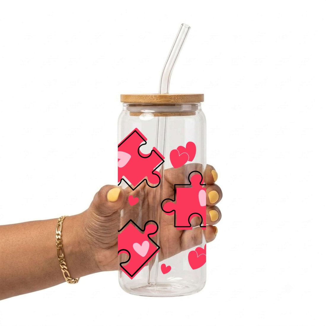 Piece By Piece Glass Cup