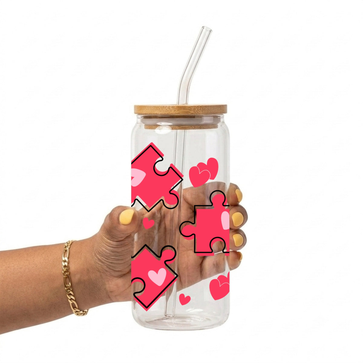 Piece By Piece Glass Cup