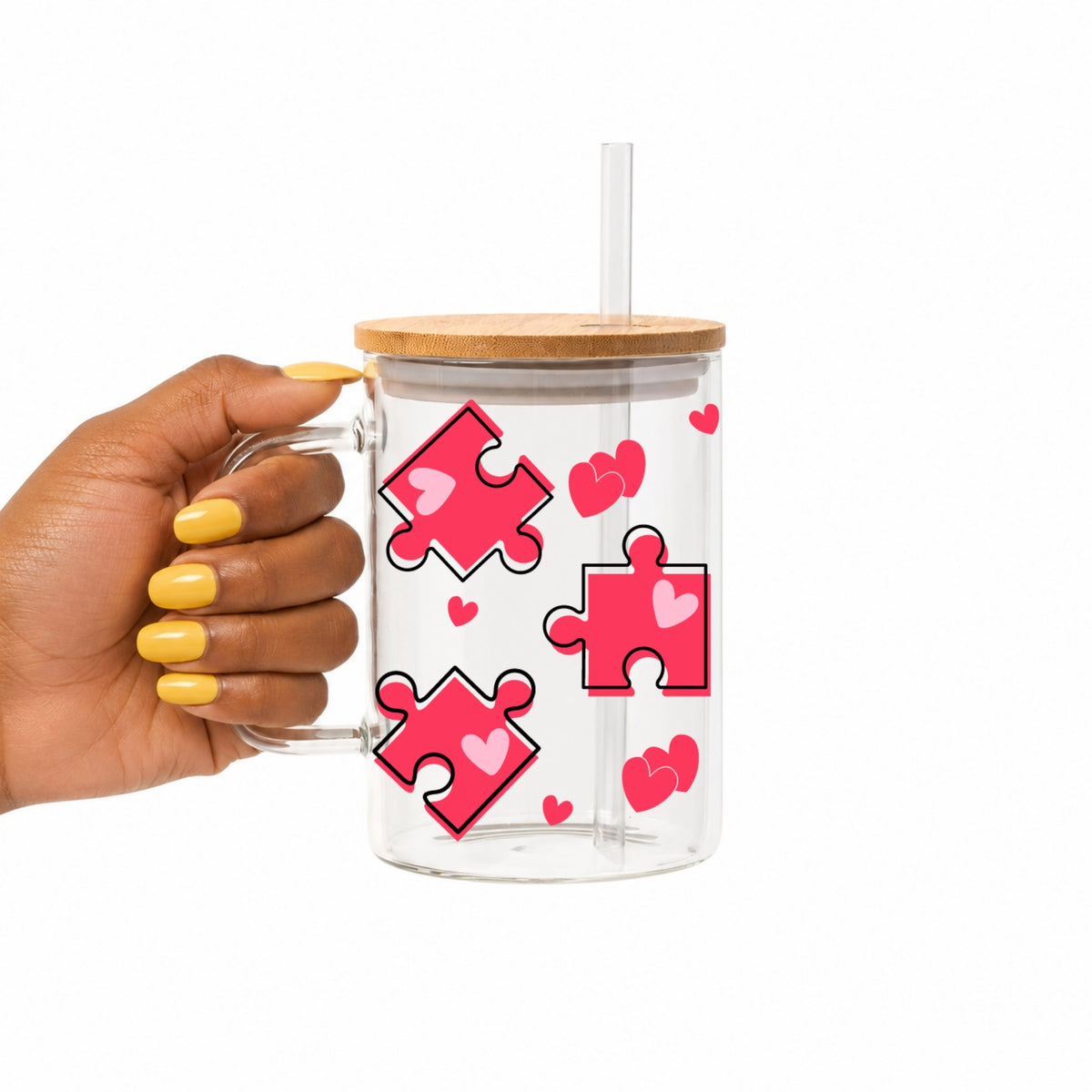 Piece By Piece Glass Cup