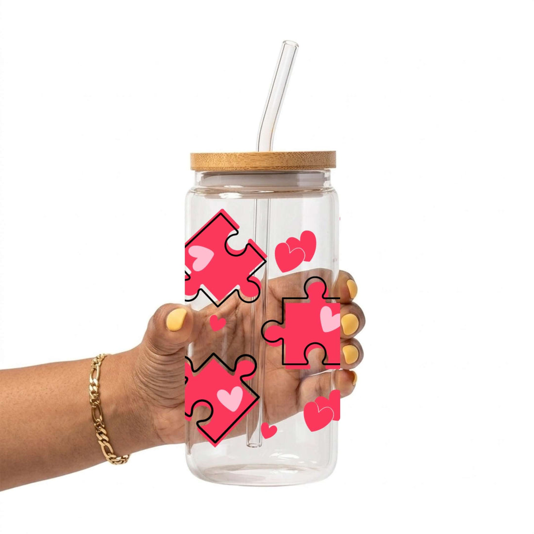Piece By Piece Glass Cup
