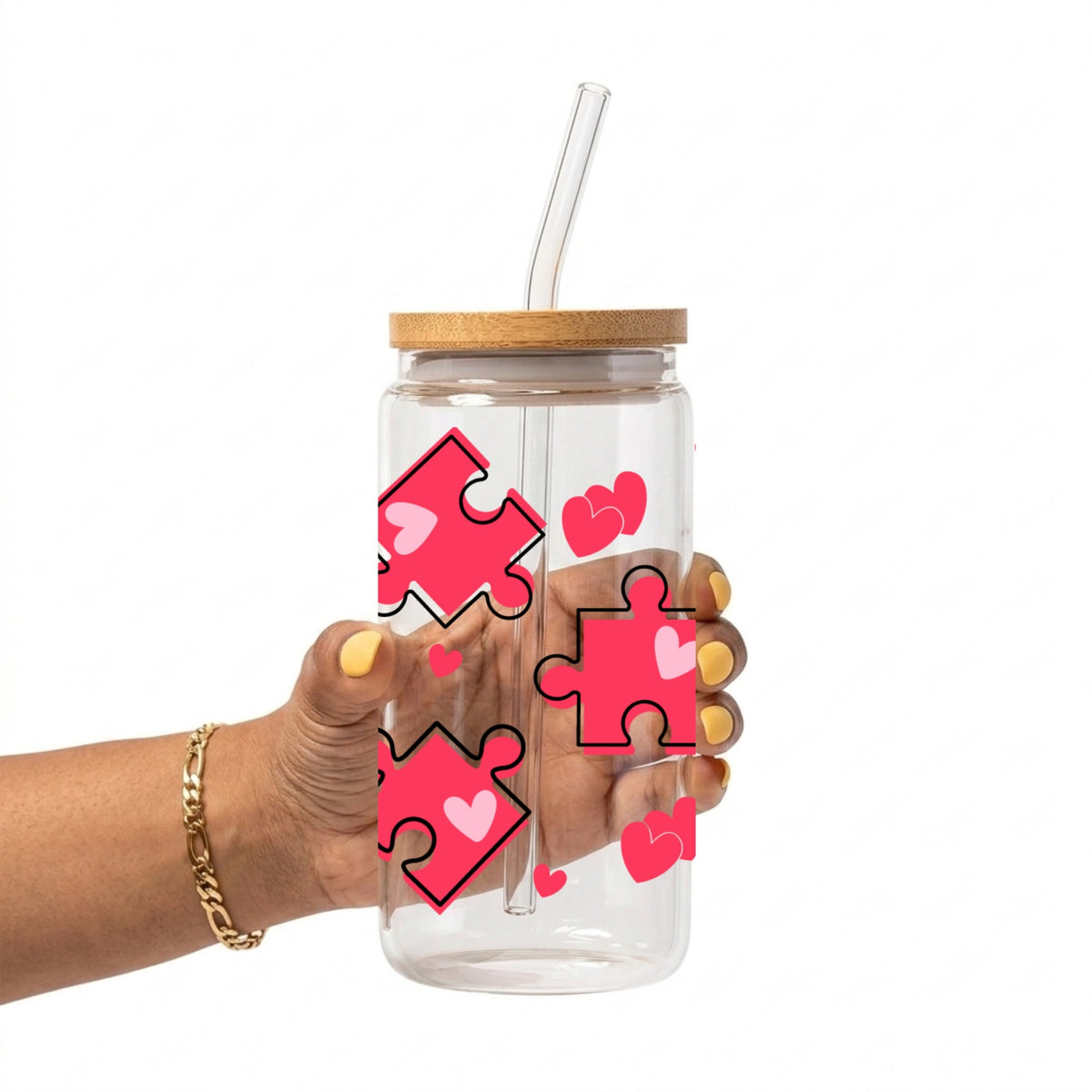 Piece By Piece Glass Cup