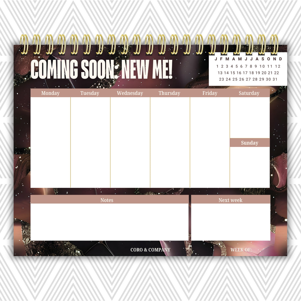 Weekly Desk Planner • 8.5 x 11" - CoRo & Company