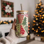 Christmas Trees Cup With Lid And Straw - CoRo & Company
