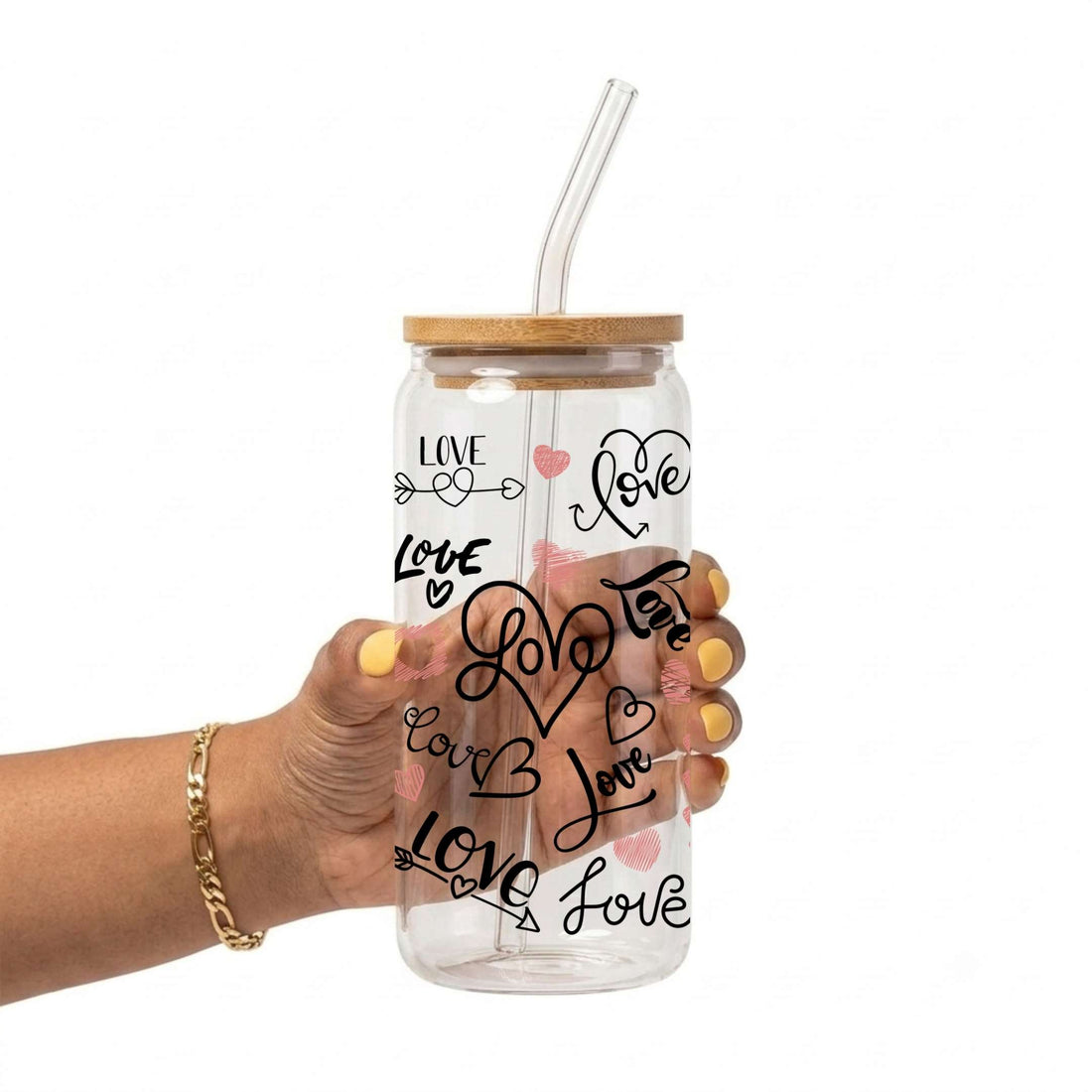 Love Notes Glass Cup