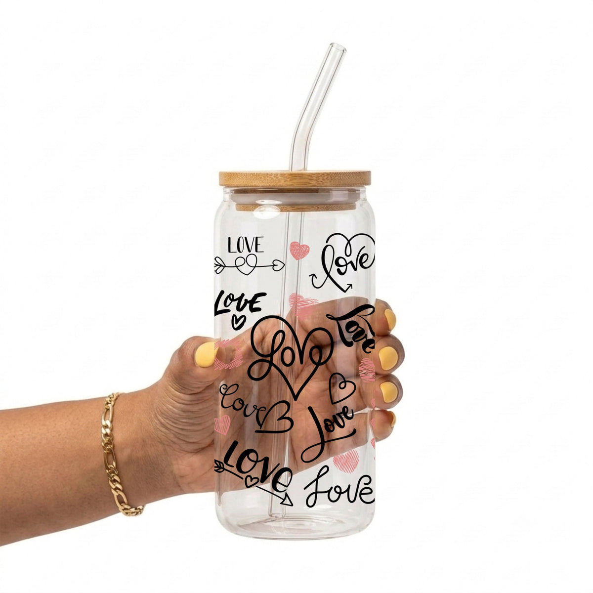 Love Notes Glass Cup