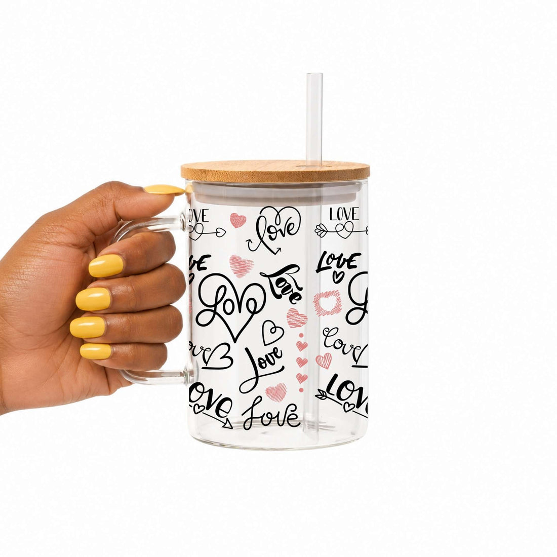 Love Notes Glass Cup