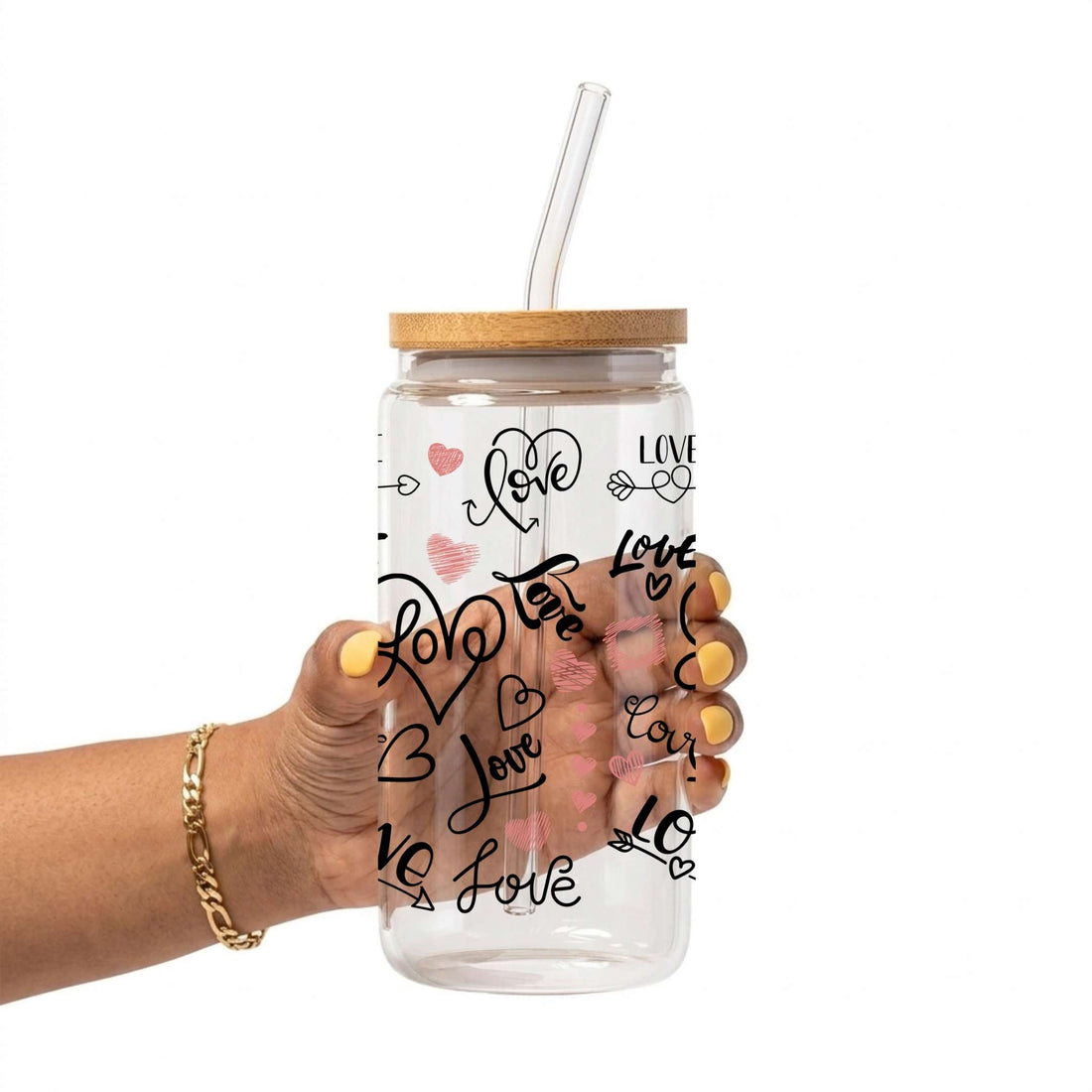 Love Notes Glass Cup