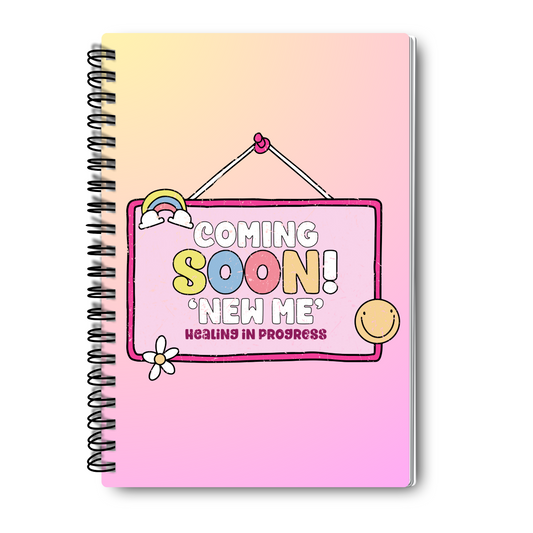 Coming Soon New Me Self-Love Journal