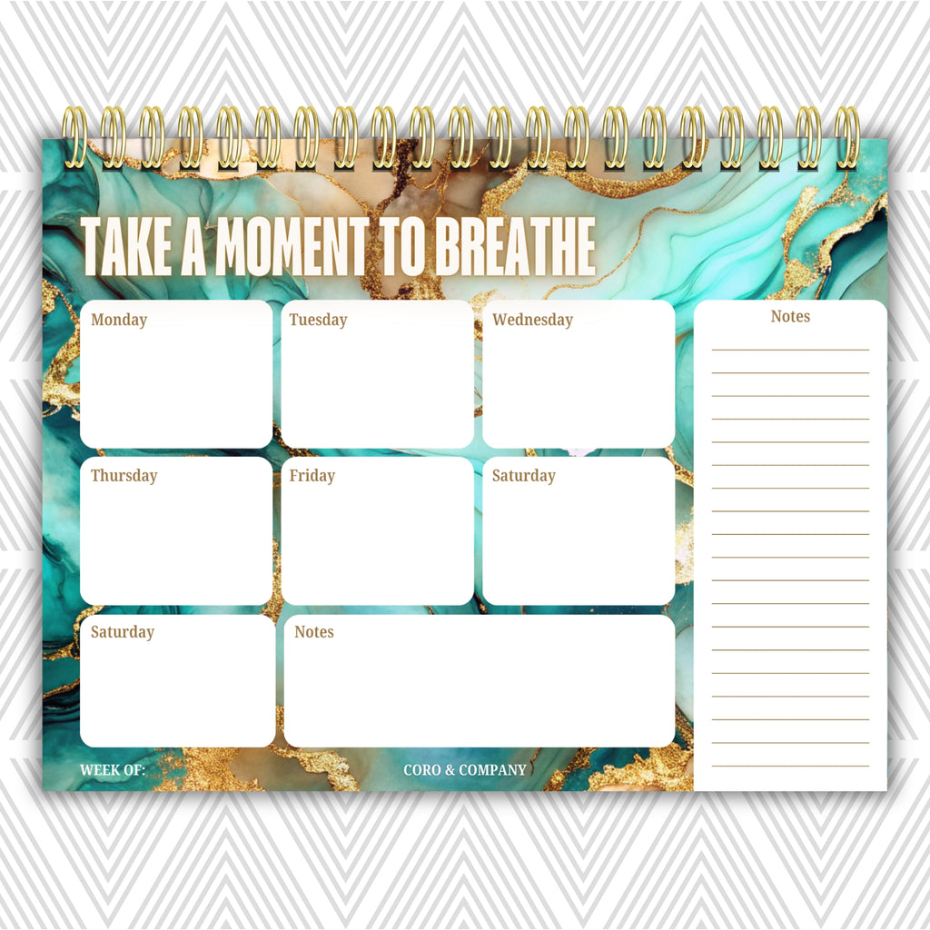 Weekly Desk Planner • 8.5 x 11" - CoRo & Company