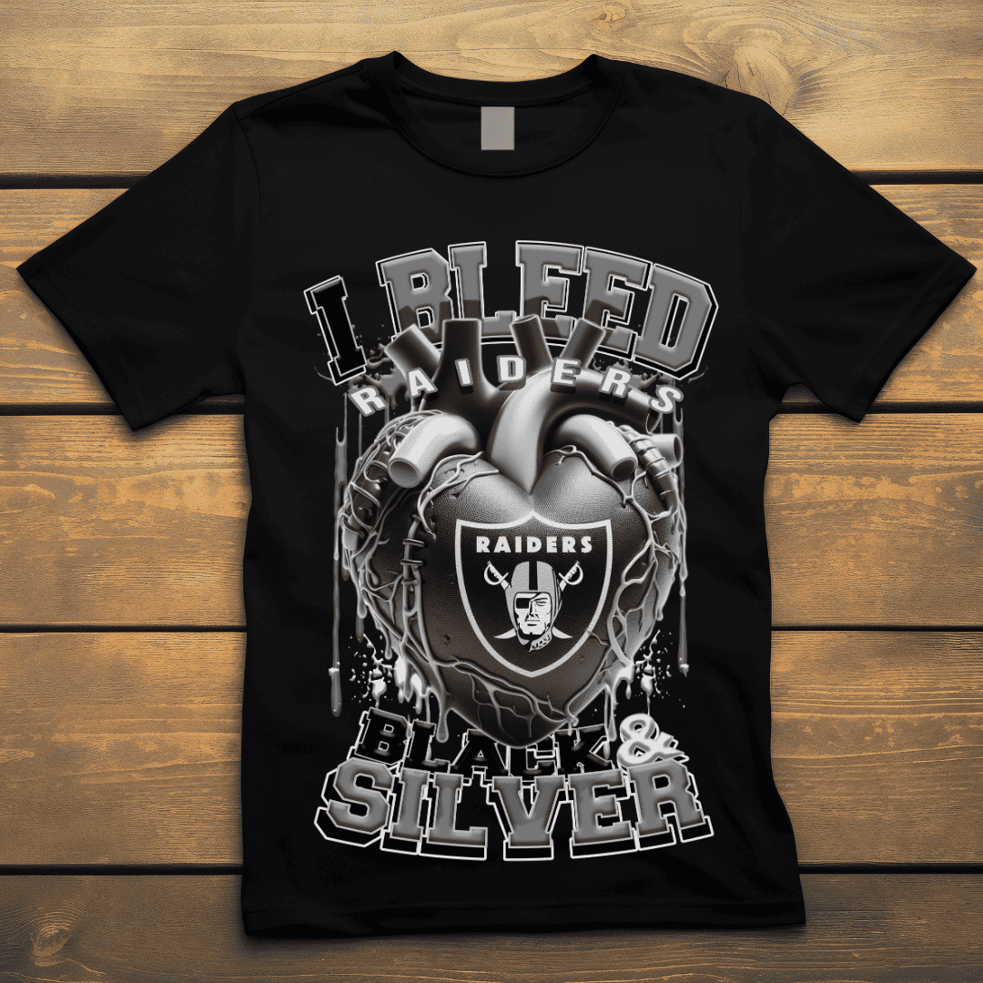 I Bleed Raiders Tee • Unisex T-Shirt T-Shirt