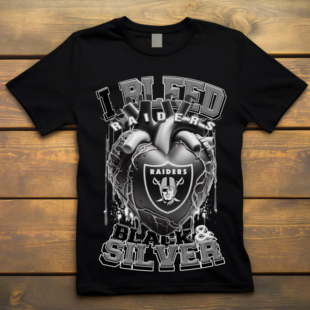 I Bleed Raiders Tee • Unisex T-Shirt T-Shirt
