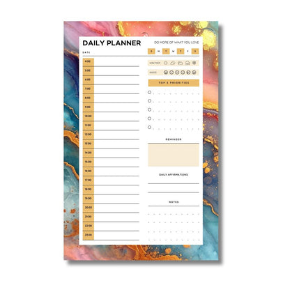 Ocean Desktop Daily Planner • 6 x 9"