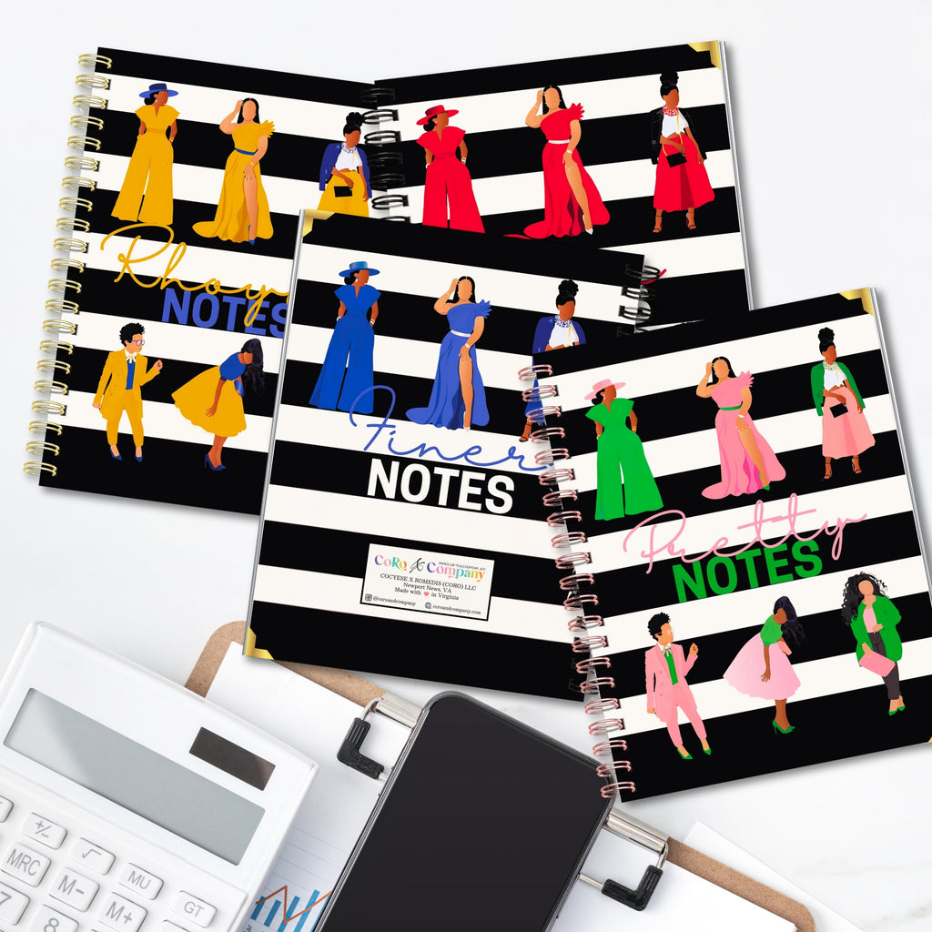 Rhoyal Notes Sorority Keepsake Notebook - CoRo & Company