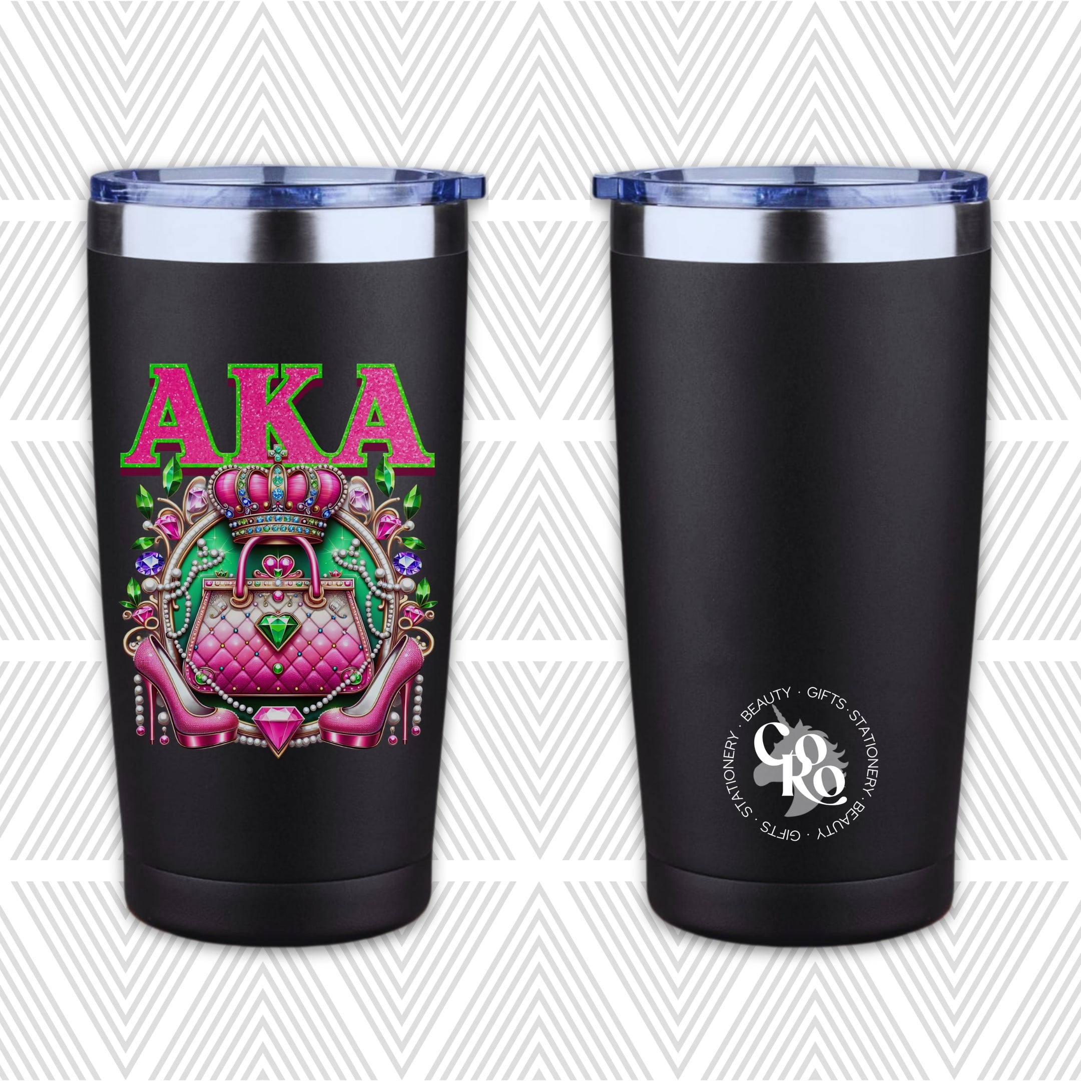 AKA Crown & Couture 20oz Tapered Tumbler