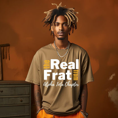 The Real Frat Tee • Fraternity T-Shirt • Crew Neck