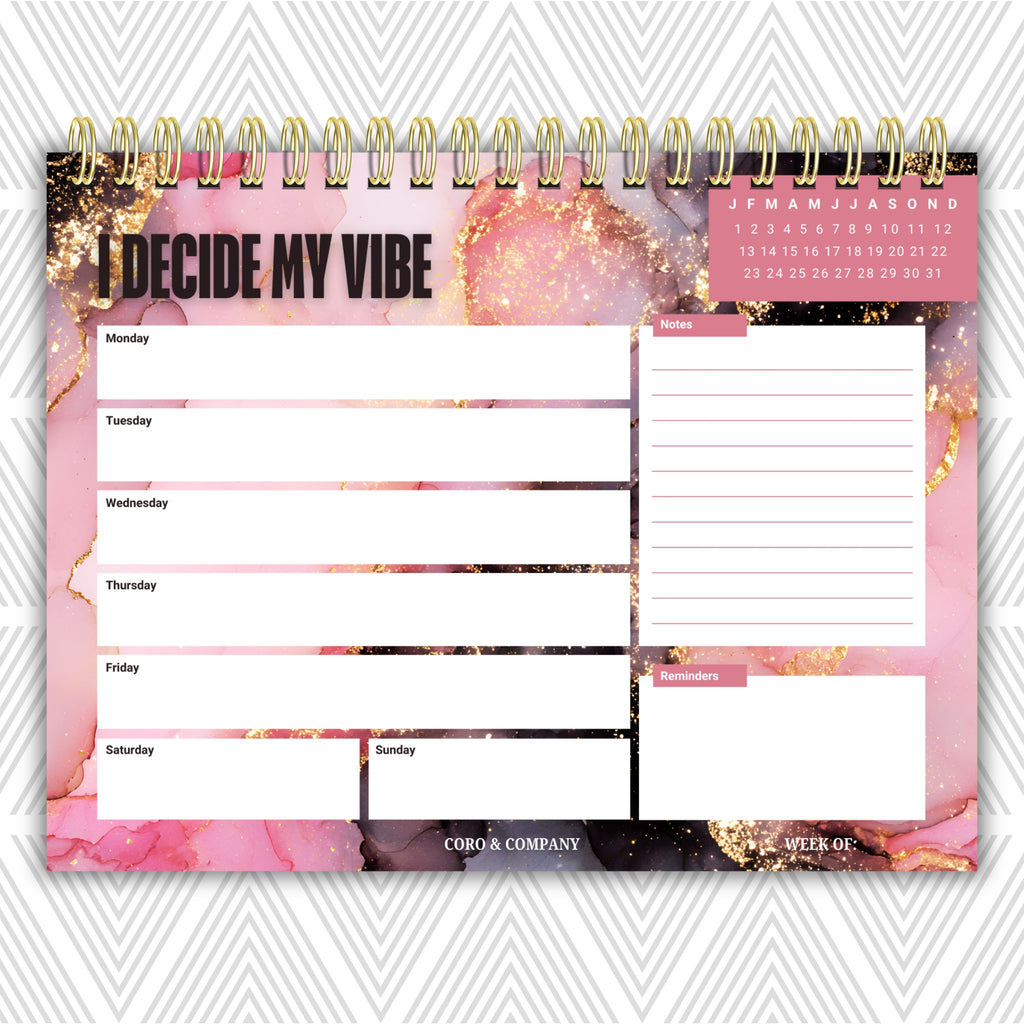 Weekly Desk Planner • 8.5 x 11" - CoRo & Company