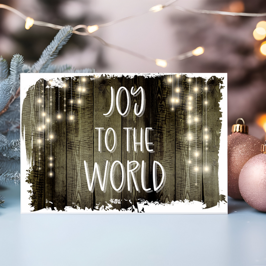 Joy To The World Greeting Card