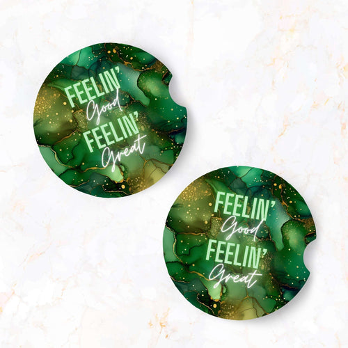Car Coaster Set, Pack of 2 Car Coaster