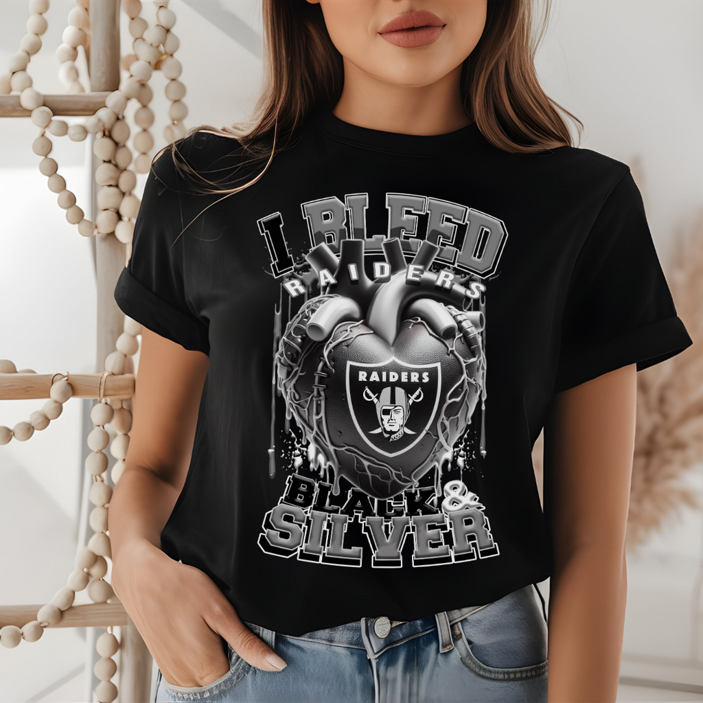 I Bleed Raiders Tee • Unisex T-Shirt T-Shirt