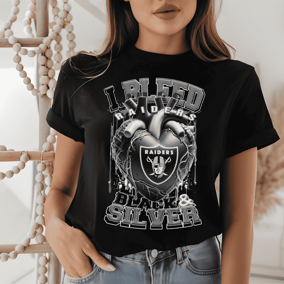 I Bleed Raiders Tee • Unisex T-Shirt T-Shirt