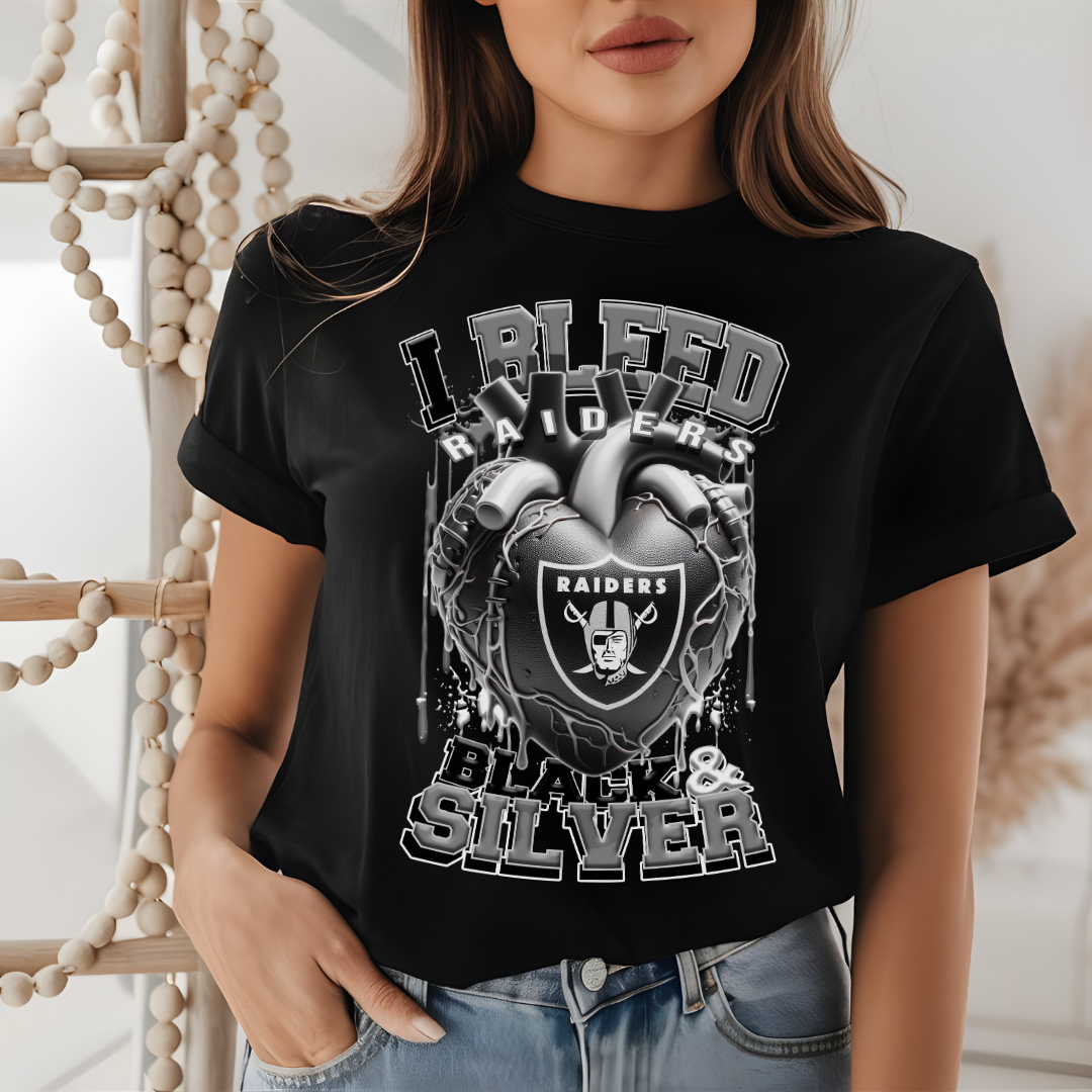 I Bleed Raiders Tee • Unisex T-Shirt T-Shirt