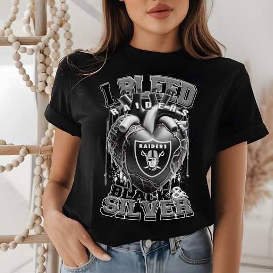 I Bleed Raiders Tee • Unisex T-Shirt