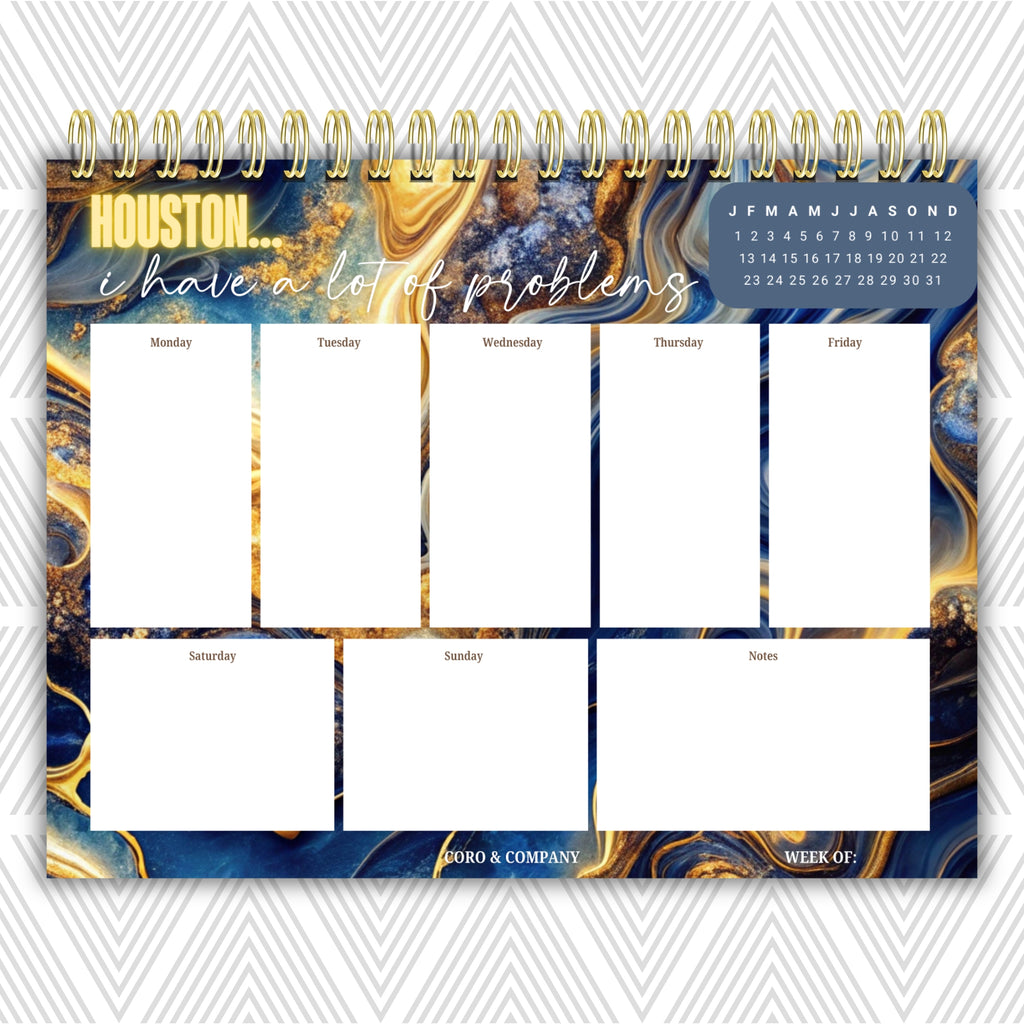 Weekly Desk Planner • 8.5 x 11" - CoRo & Company
