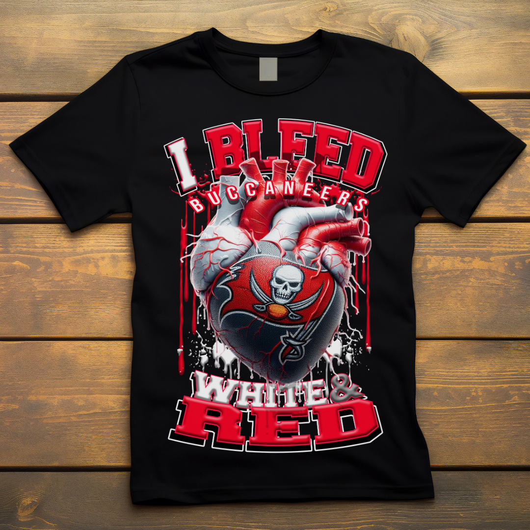 I Bleed Buccaneers Tee • Unisex T-Shirt