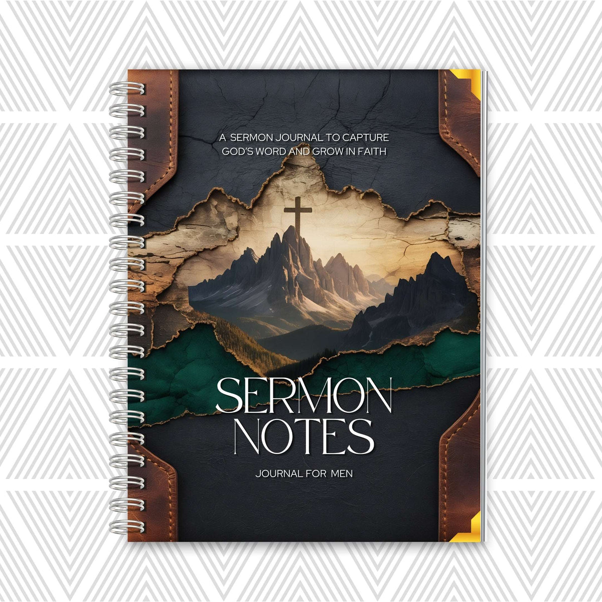 Anchored Notes Sermon Notebook for Men | 8x10" CoRo & Company