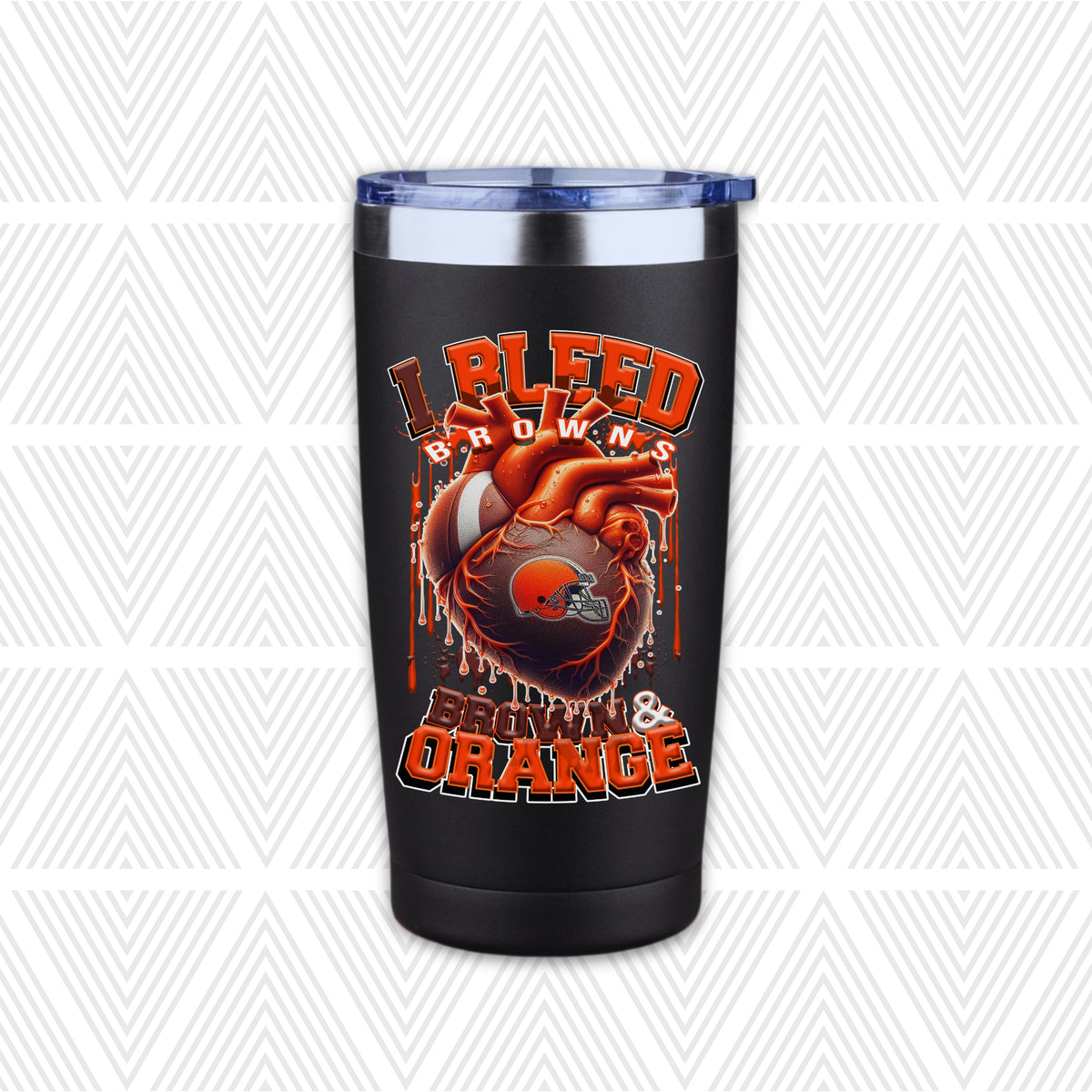 I Bleed Football Team 20oz Tumbler