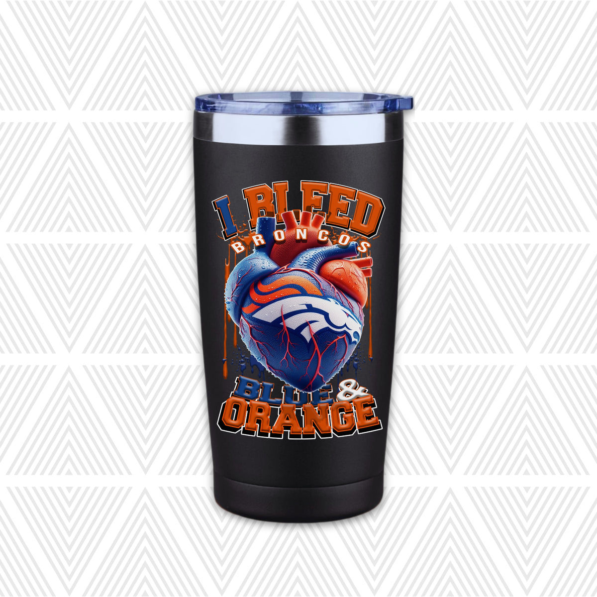 I Bleed Football Team 20oz Tumbler