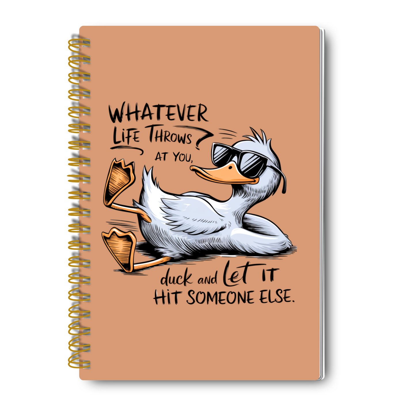 Whatever Life Throws Duck Self-Love Journal