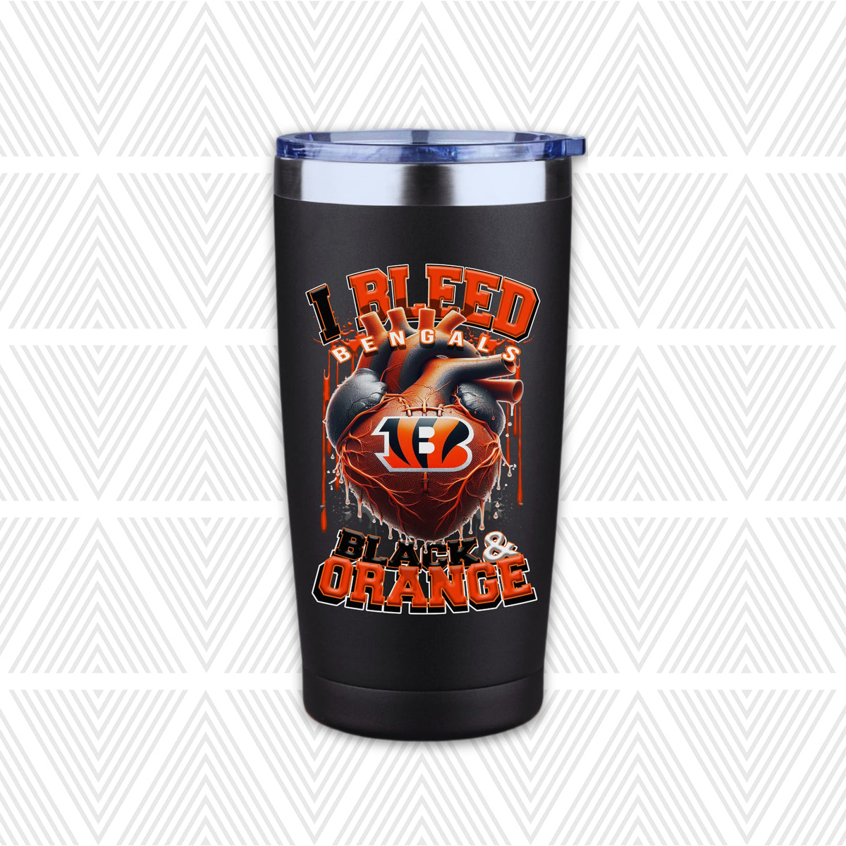 I Bleed Football Team 20oz Tumbler