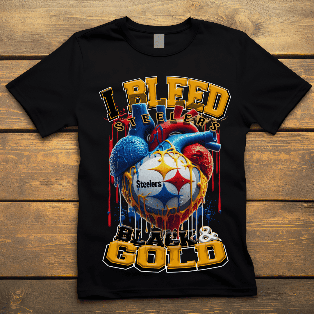 I Bleed Steelers Tee • Unisex T-Shirt T-Shirt