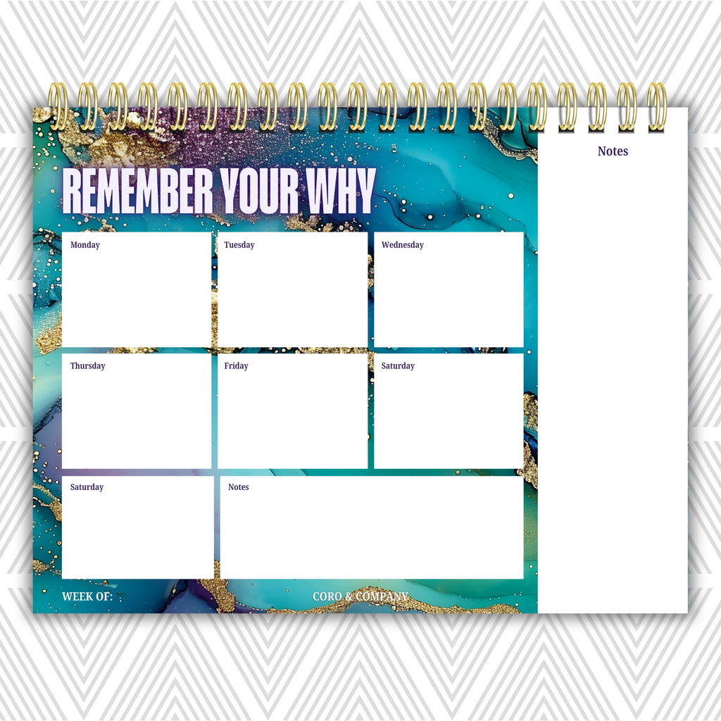 Weekly Desk Planner • 8.5 x 11" - CoRo & Company